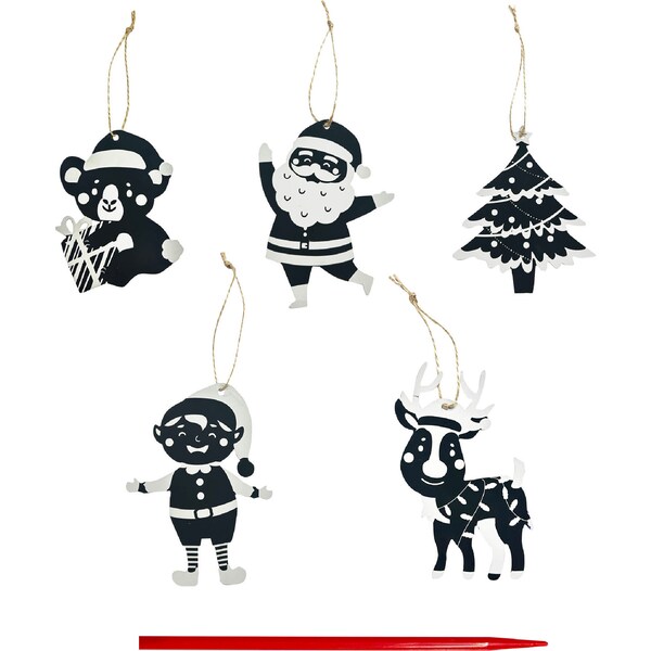 Christmas Scratch Art each
