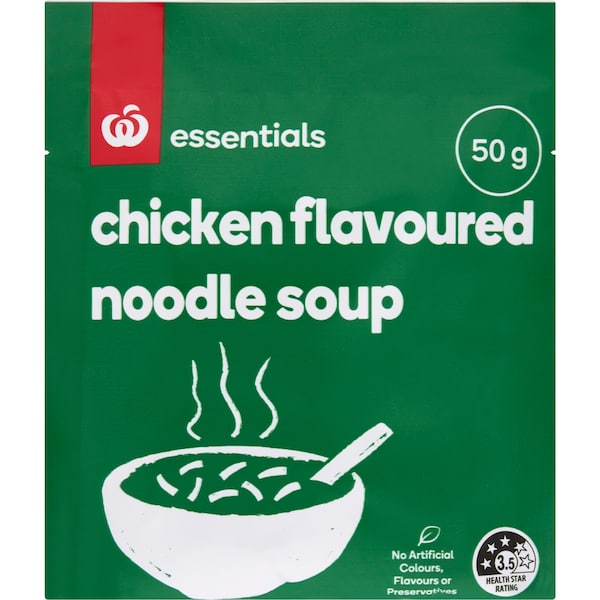 Essentials Chicken Flavoured Noodle Soup 50g