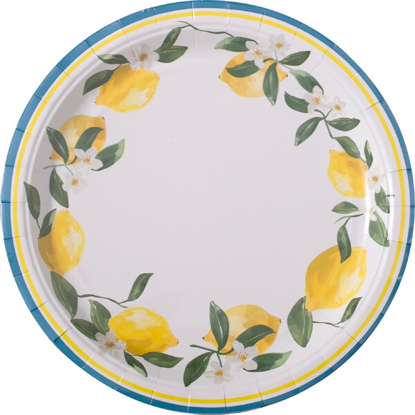 Armada Paper Plates Lemon 10 pack