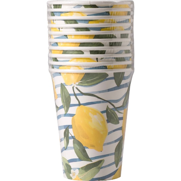 Armada Paper Cups Lemon 10 pack