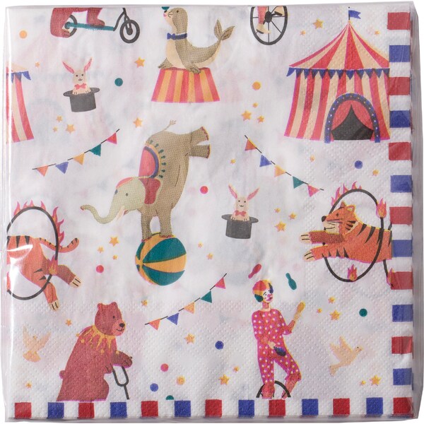 Armada Serviettes Circus 20 pack