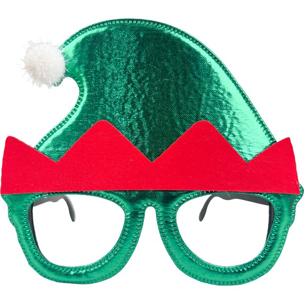 Christmas Novelty Glasses Elf each