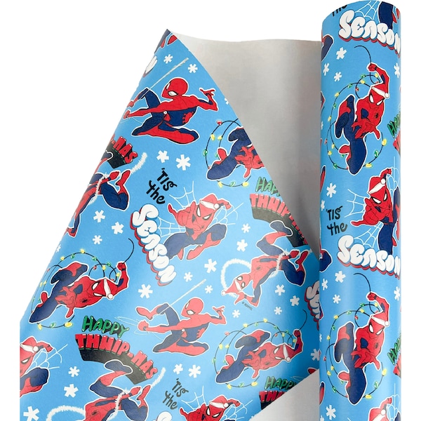 Disney Christmas Licensed Gift Rap 4m Spiderman each