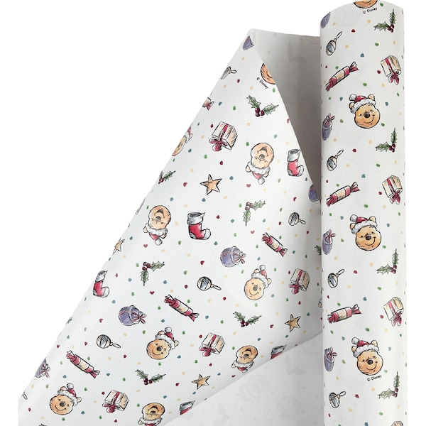 Disney Christmas Licensed Gift Rap 4m Winnie The Pooh each