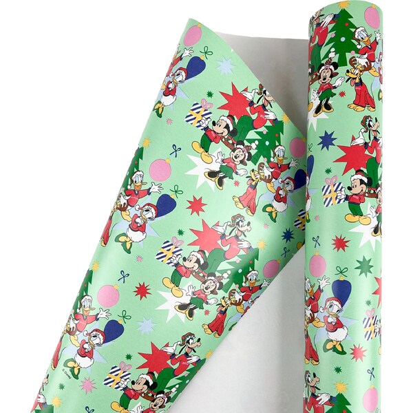 Disney Christmas Licensed Gift Rap 4m Mickey & Friends each