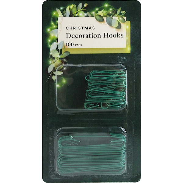 Christmas Decoration Hooks 100 pack