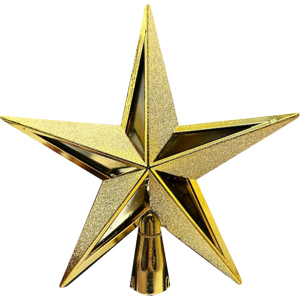 Christmas Tree Star Gold each