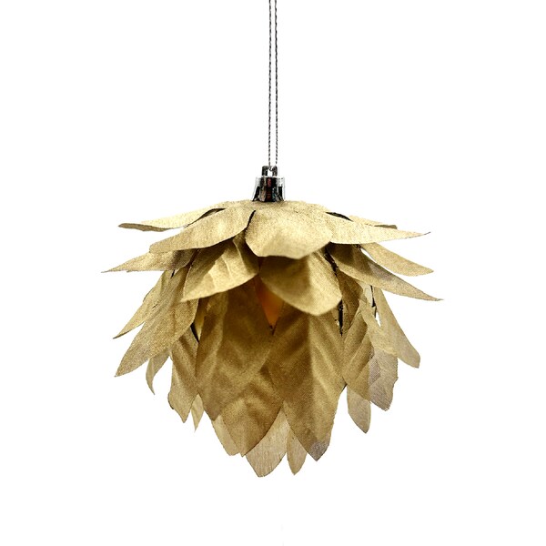Christmas Natural Bauble Leaf Decoration each