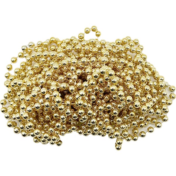 Christmas Beaded Garland 8m Gold each