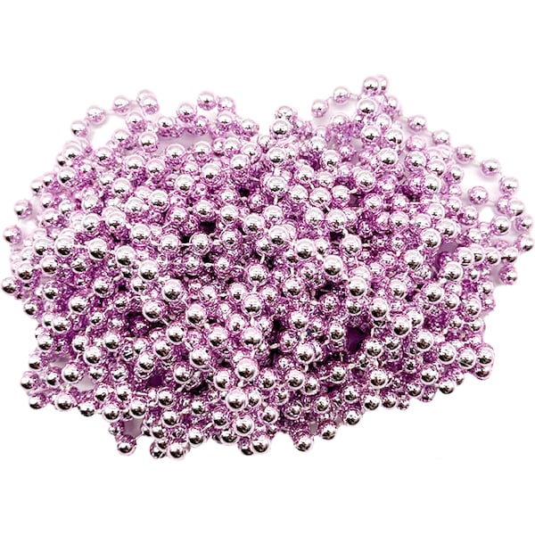 Christmas Beaded Garland 8m Pink each