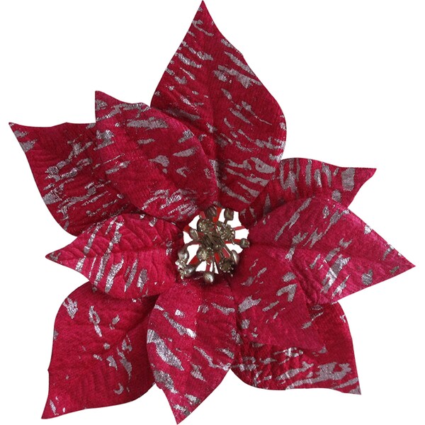 Christmas Desire Clip On Flower Fushia each