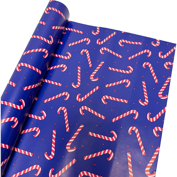 Christmas Wrapping Paper 5m Navy each