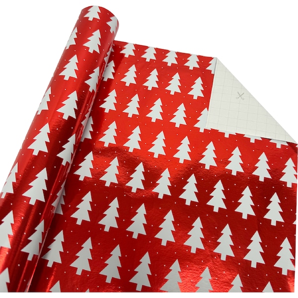 Christmas Wrapping Foil 5m Red each