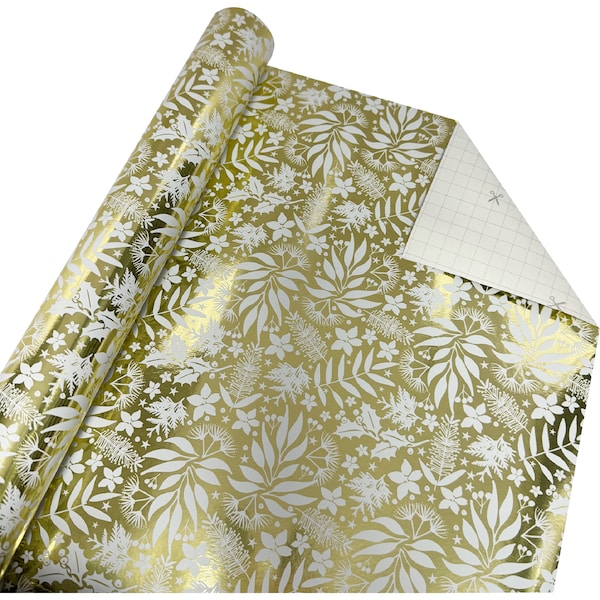 Christmas Wrapping Foil 5m Gold each