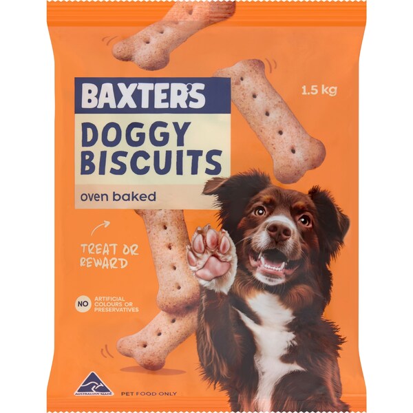 Baxter's Oven Baked Dog Biscuits Treats 1.5kg