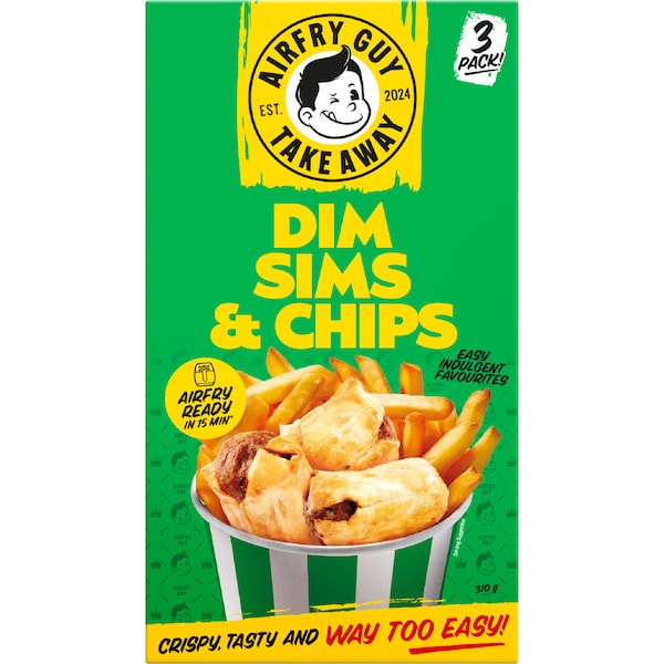 Airfry Guy Dim Sims & Chips 310g