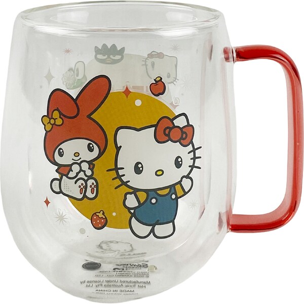 Hot Topic Double Walled Glass Mug Assorted each
