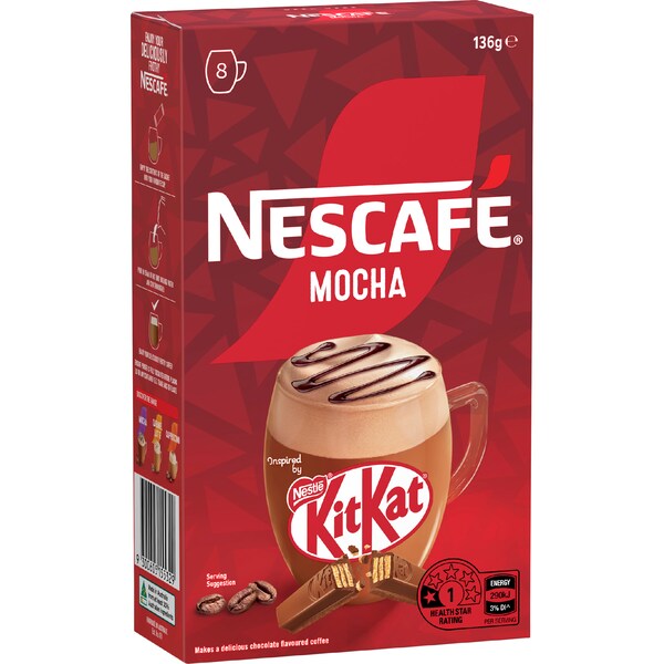 Nescafe Kit Kat Mocha Coffee Sachets 8 pack