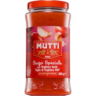 Mutti Sugo Speciale Pasta Sauce With Voghiera Garlic
