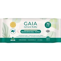 Gaia Biodegradable Baby Wipes