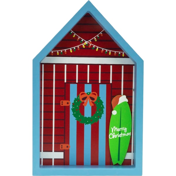 Mirabella Festive Beach Hut Decoration each