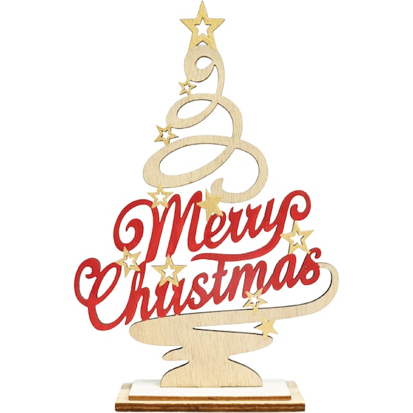 Mirabella Merry Christmas Tree Decoration each