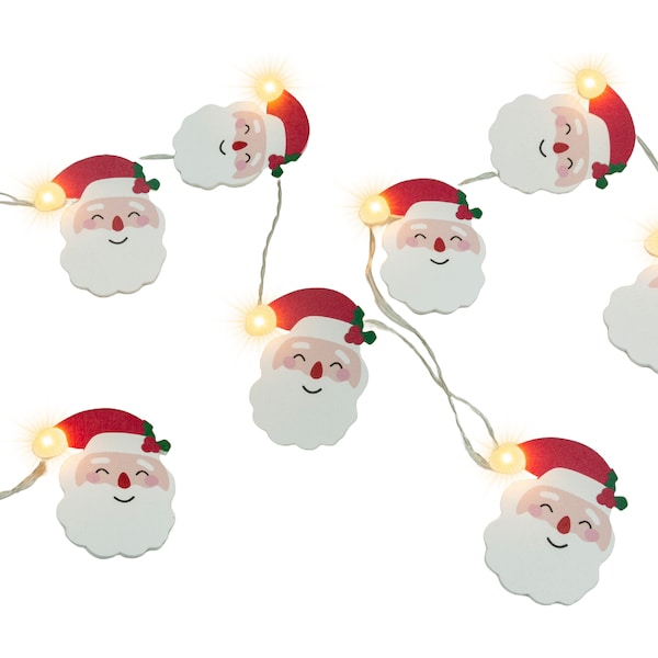 Mirabella Santa String Lights 10 pack