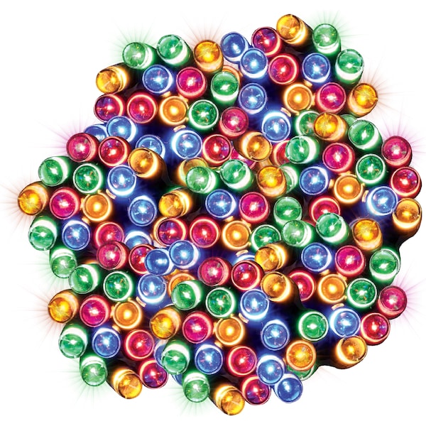 Christmas Solar LED Fairy Lights Multi Colour 500 pack