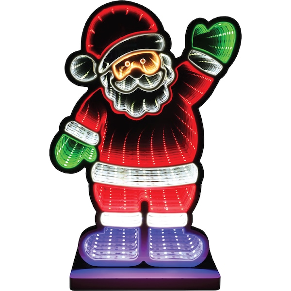 Mirabella Infinity Santa Decoration Light each