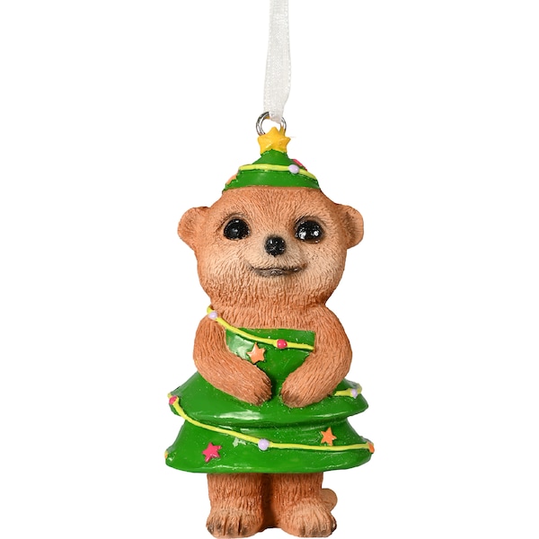 Mirabella Hanging Christmas Tree Meerkat each