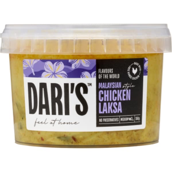Dari's Malaysian Style Chicken Laksa Soup 550g
