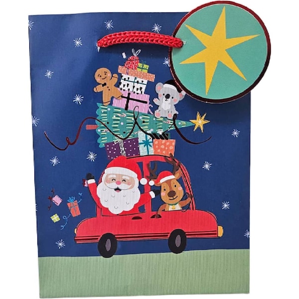 Christmas Gift Bag Character Small each