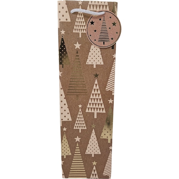 Christmas Bottle Gift Bag Tree each