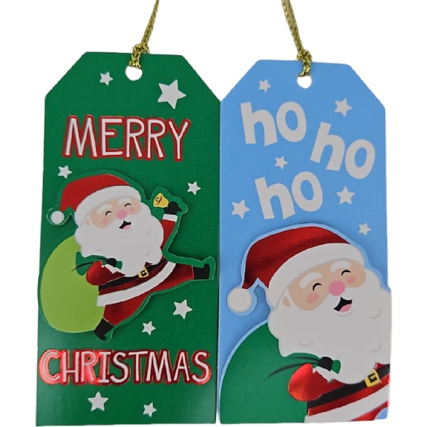 Christmas Premium Tags Character Luggage 8 pack