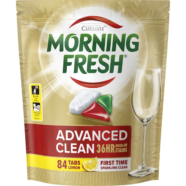 Morning Fresh Advanced Clean Dishwasher Tablets Lemon 84 pack