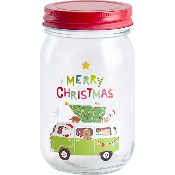 Christmas Mason Jar Character each