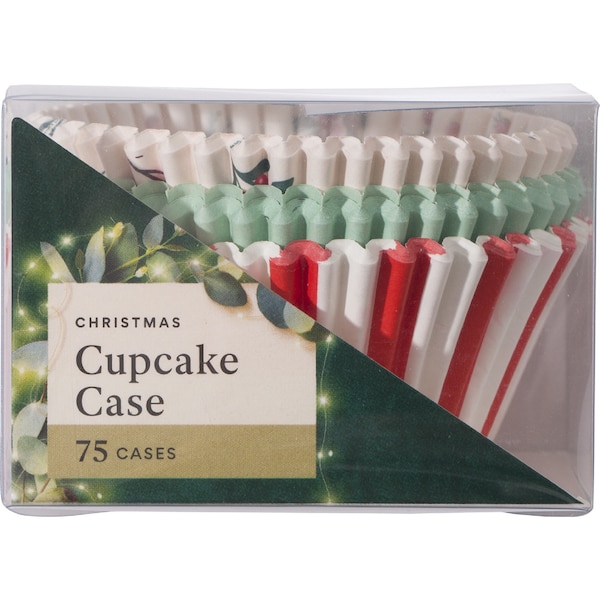 Christmas Cupcake Cases 75 pack