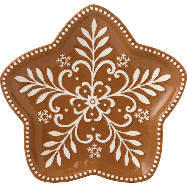 Christmas Serving Plate Star each