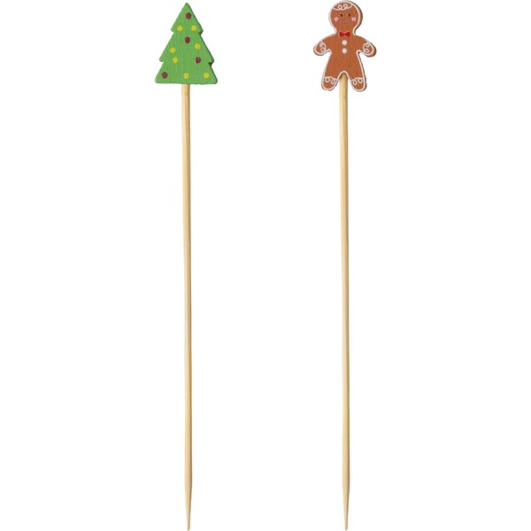 Christmas Bamboo Skewers 20 pack