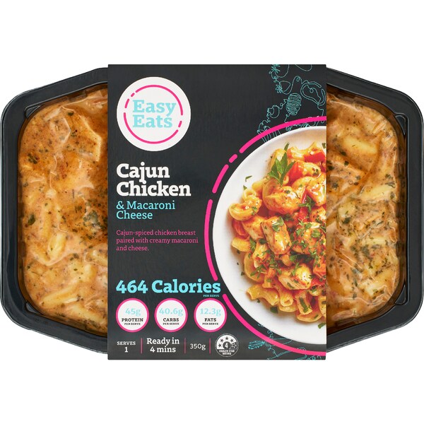Easy Eats Cajun Chicken & Macaroni Cheese 350g