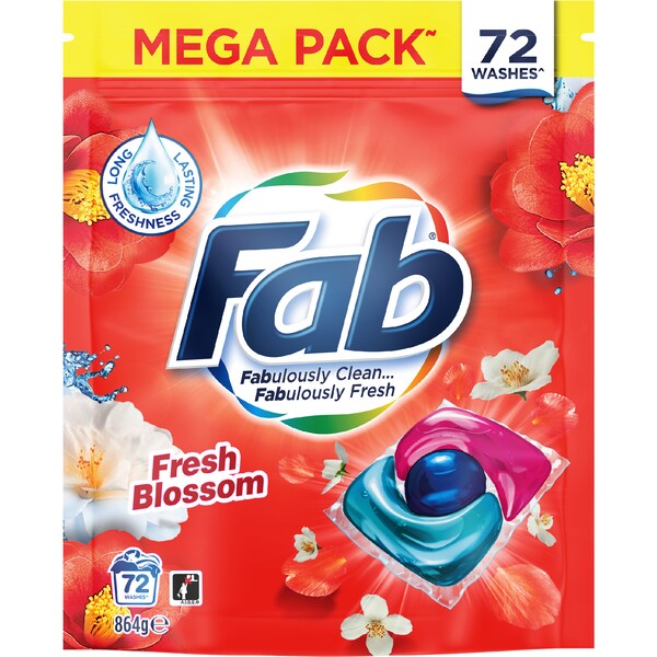 Fab Fresh Blossom Triple Capsules 72 pack