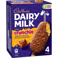 Cadbury Dairy Milk Crunchie Frozen Dessert Sticks