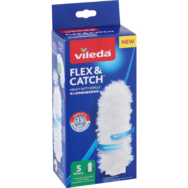 Vileda Flex & Catch Duster Refills 5 pack
