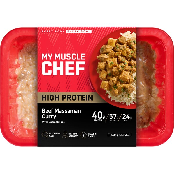 My Muscle Chef High Protein Beef Massaman Curry 400g