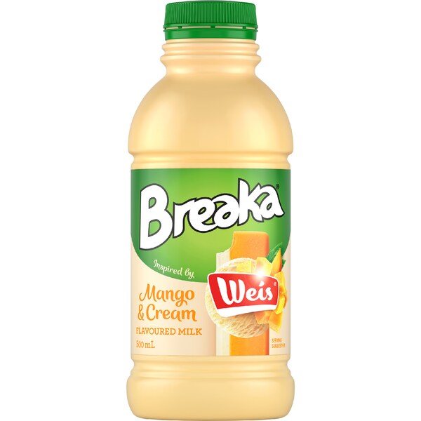Breaka Weis Flavoured Milk Mango & Cream 500mL