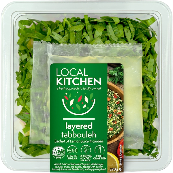 Local Kitchen Layered Tabbouleh Salad Kit 290g