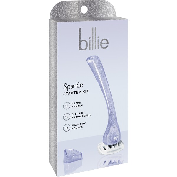 Billie Sparkle Razor Blade Starter Kit each
