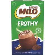 Milo Frothy Instant Hot Chocolate Sachets