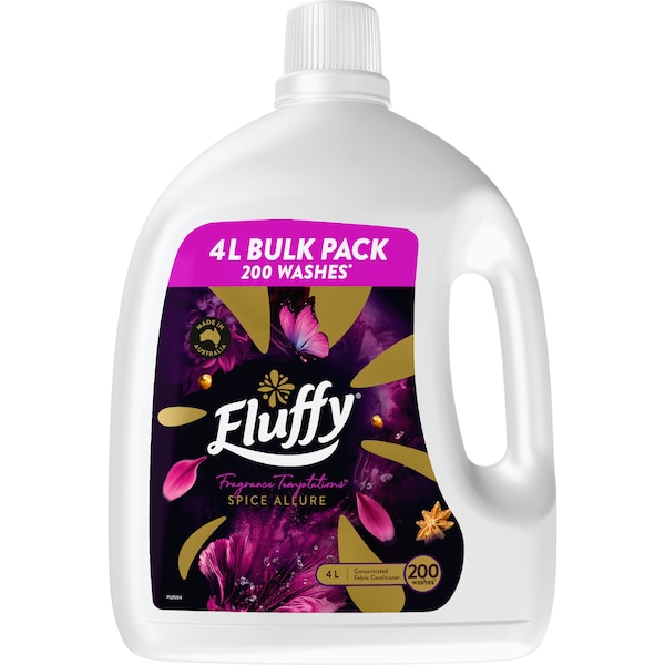 Fluffy Ultra Fabric Softener Spice Allure 4L