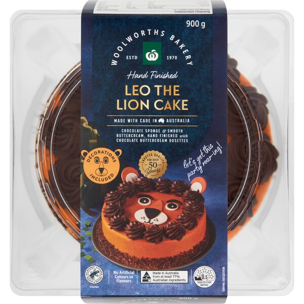 Woolworths Leo The Lion Cake 900g